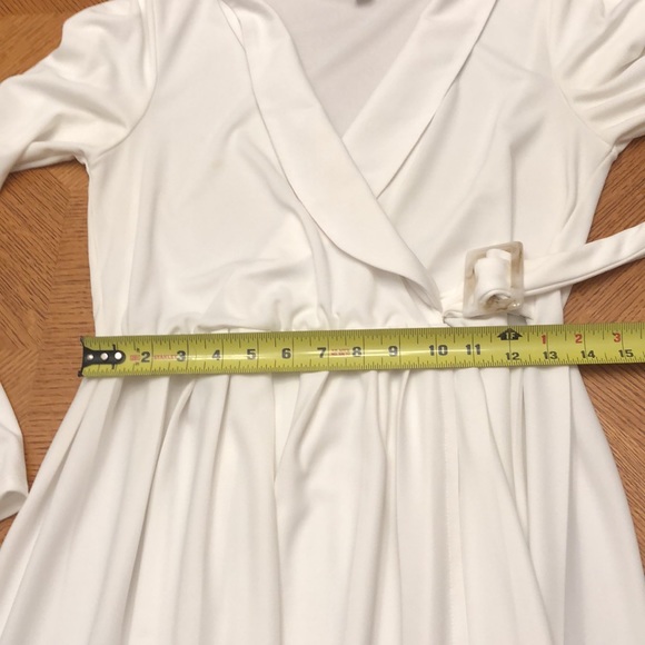 ASOS Ivory Shirt Dress Size 8 - Picture 9 of 10